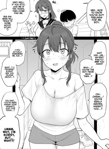 Mukashi Yoku Asonde kureta Kinjo no Kakkoii Onee-san ni 10-nen Mae no Yakusoku o Hatashite morai ni Iku Yatsu